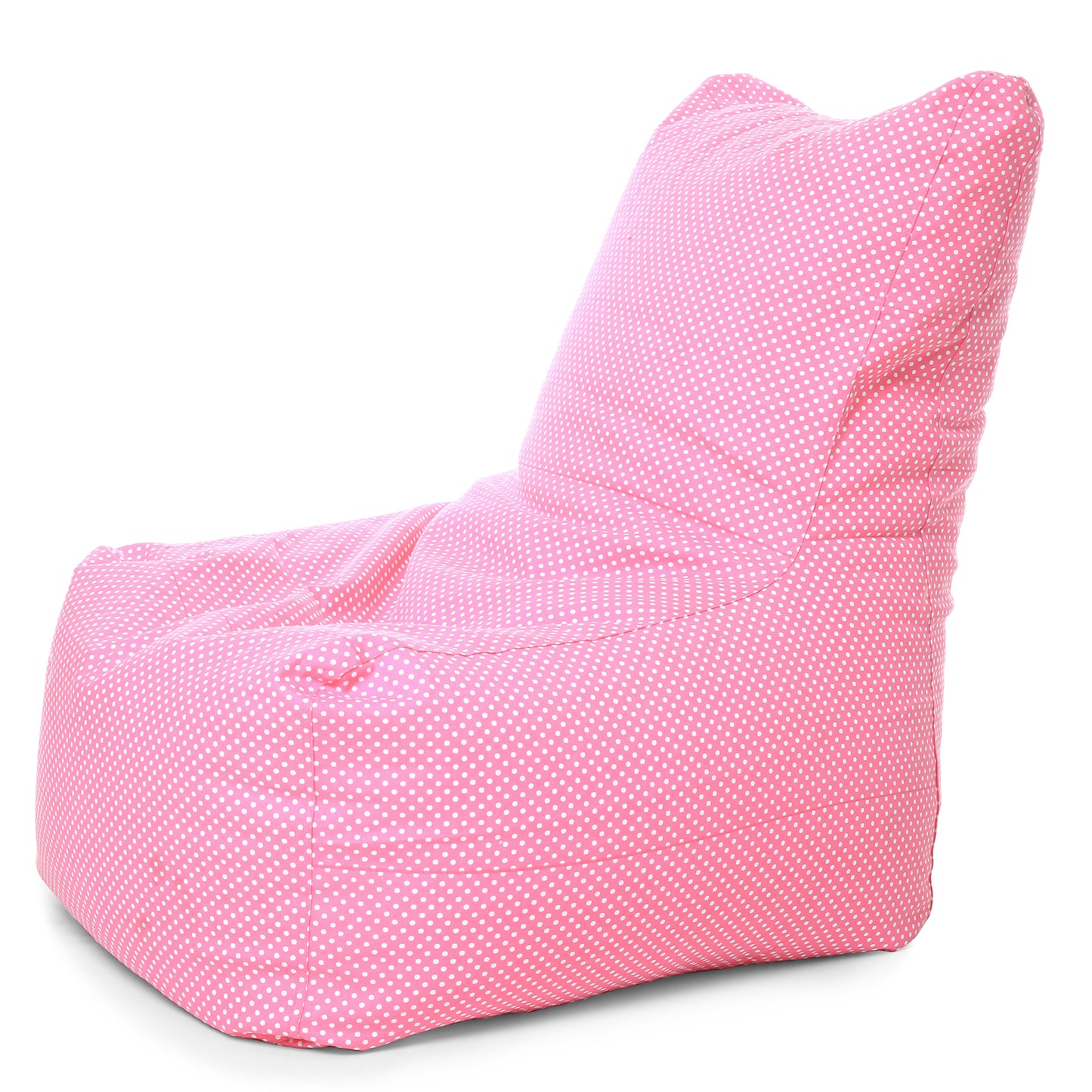 XXLChair Polka Dots Printed Bean Bag With Fillers