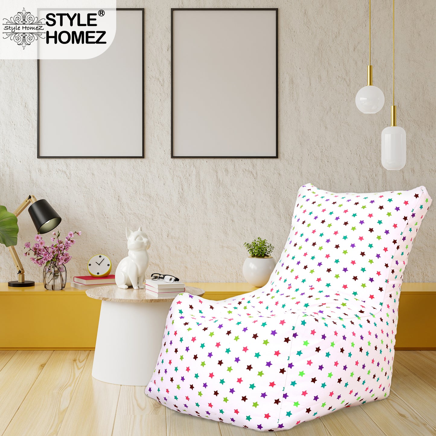 XXLChair Star Printed Bean Bag With Fillers
