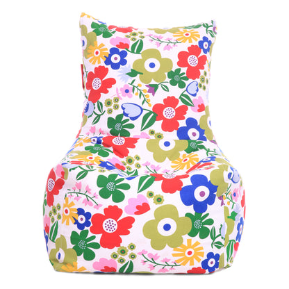 XXLChair Floral Printed Bean Bag With Fillers