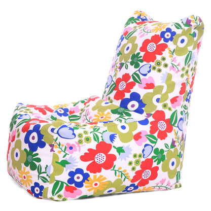 XXLChair Floral Printed Bean Bag With Fillers