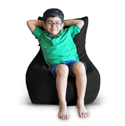 Leatherette Bean Bag Chair With Fillers - Large