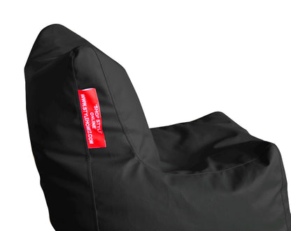Leatherette Bean Bag Chair With Fillers - Large