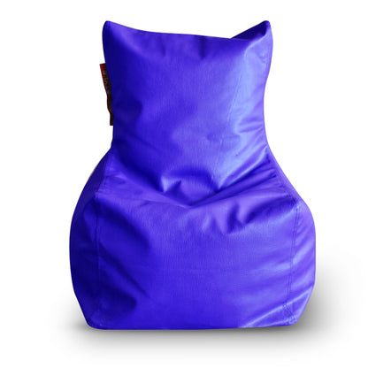 Leatherette Bean Bag Chair With Fillers - Large