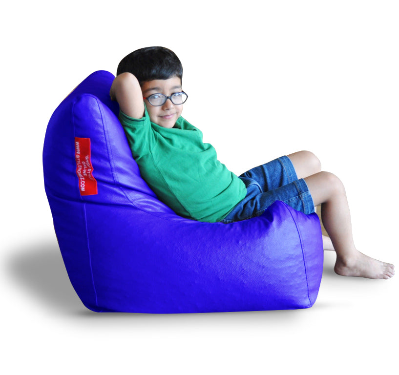 Leatherette Bean Bag Chair With Fillers - Large