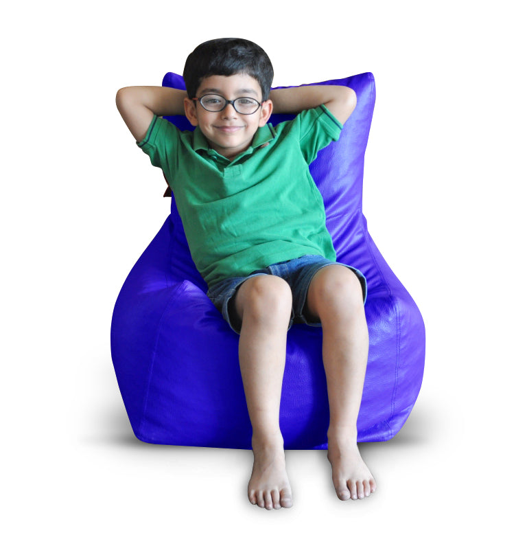 Leatherette Bean Bag Chair With Fillers - Large