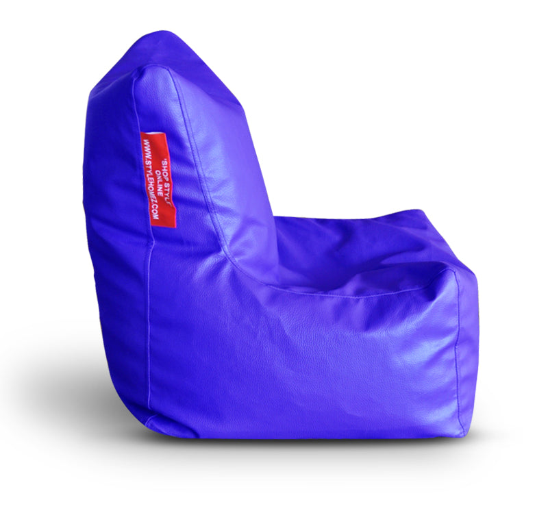 Leatherette Bean Bag Chair With Fillers - Large