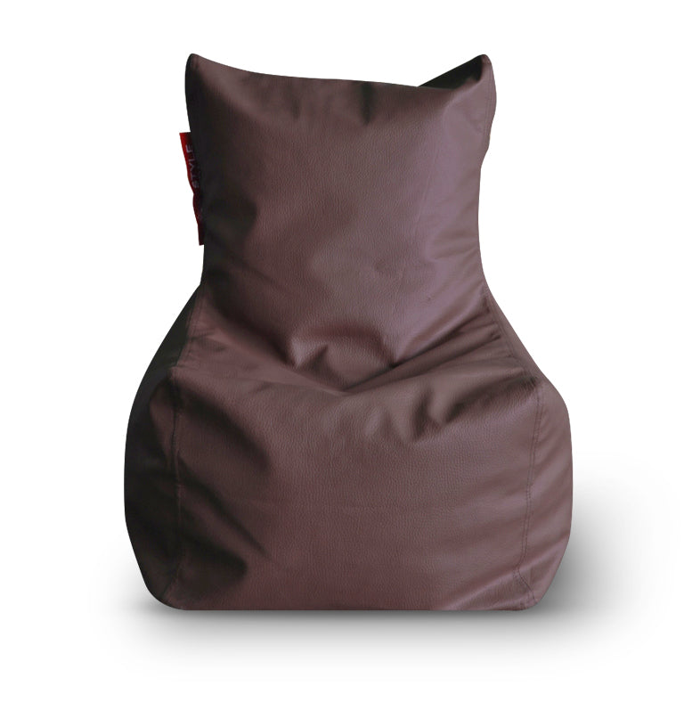 Leatherette Bean Bag Chair With Fillers - Large