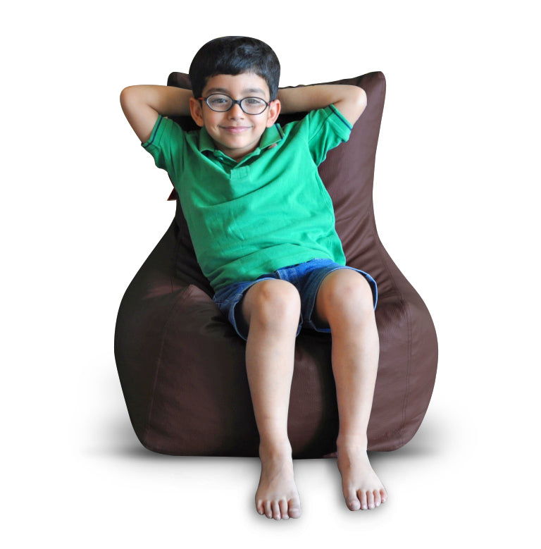 Leatherette Bean Bag Chair With Fillers - Large