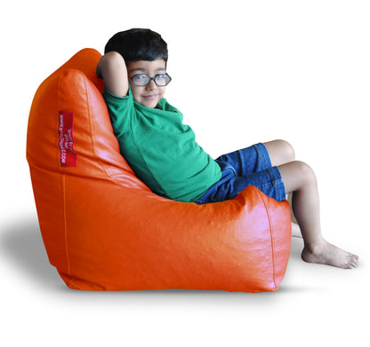 Leatherette Bean Bag Chair With Fillers - Large