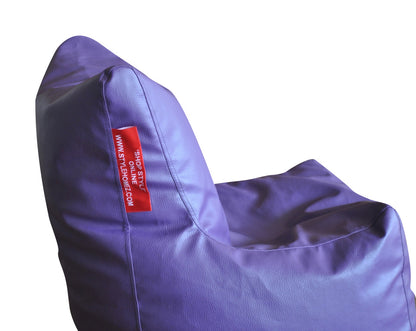 Leatherette Bean Bag Chair With Fillers - Large