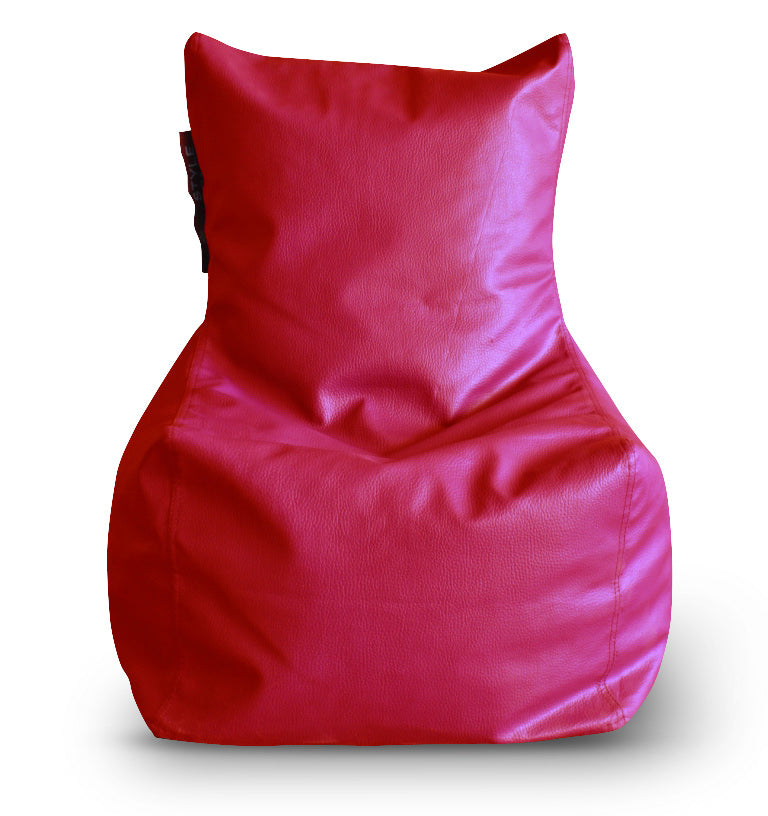Leatherette Bean Bag Chair With Fillers - Large