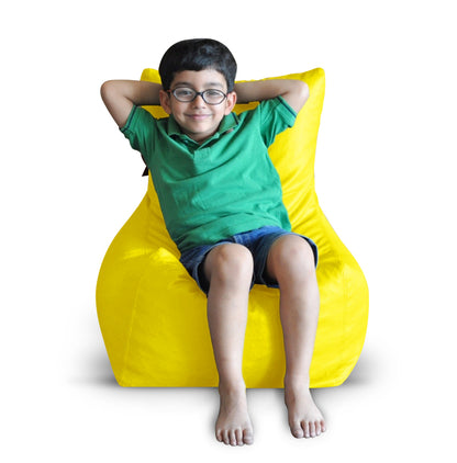 Leatherette Bean Bag Chair With Fillers - Large