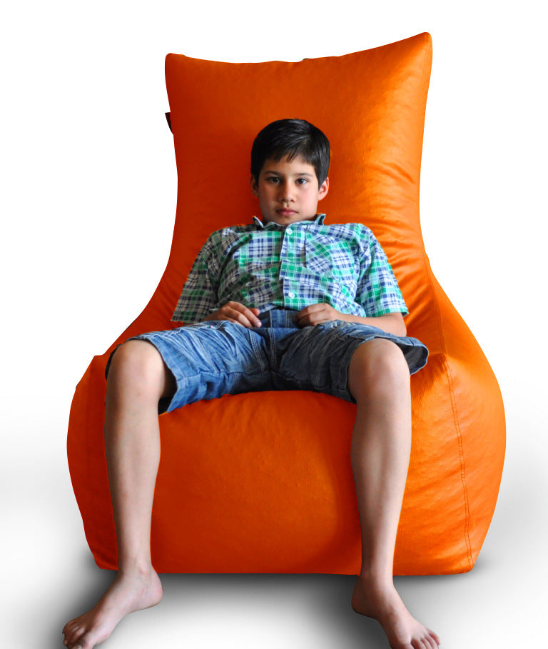 Leatherette Bean Bag Chair With Fillers - XXXL