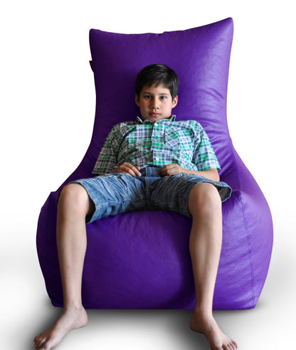 Leatherette Bean Bag Chair With Fillers - XXXL