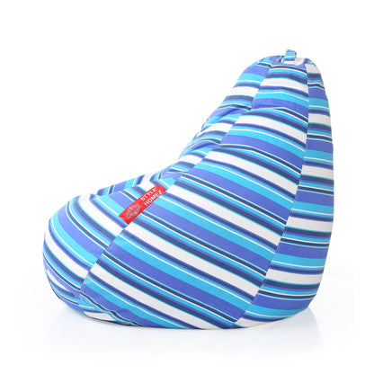 Classic Canvas Printed Bean Bag With Fillers - XXL