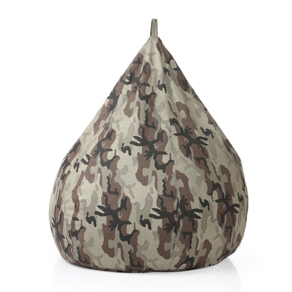 Classic Canvas Printed Bean Bag With Fillers - XXL