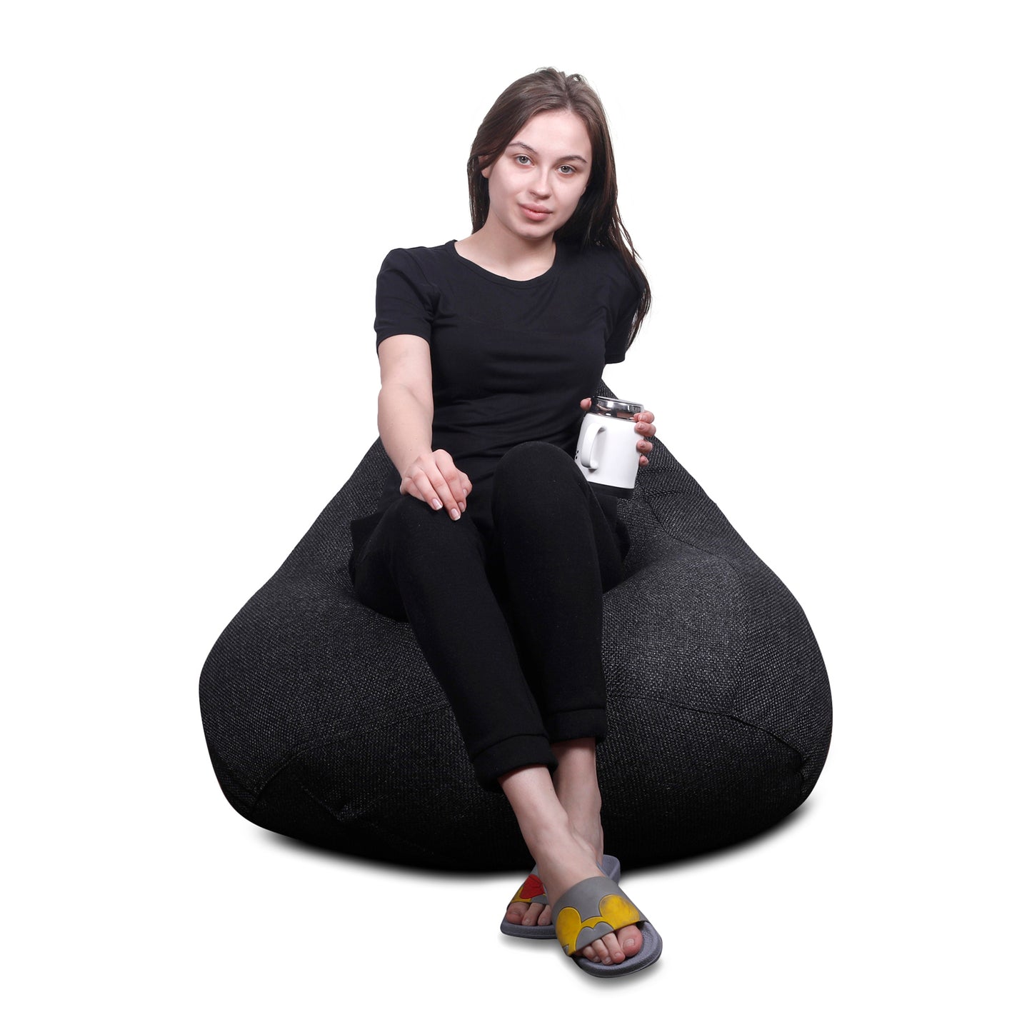 Organix - Jute Fabric Bean Bag With Fillers - Jumbo