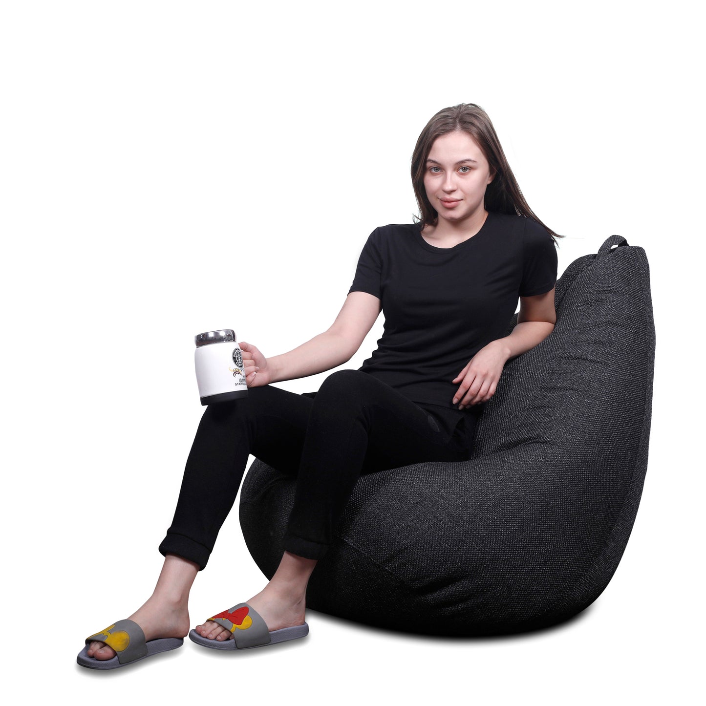 Organix - Jute Fabric Bean Bag With Fillers - Jumbo