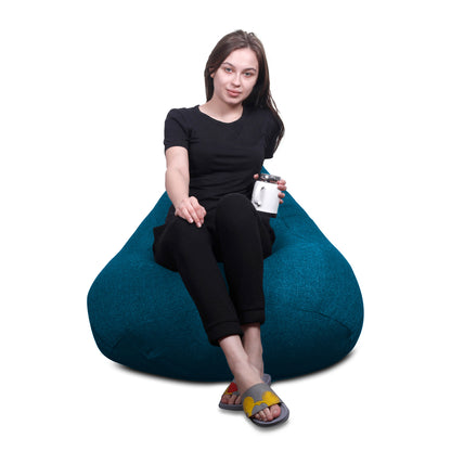 Organix - Jute Fabric Bean Bag With Fillers - Jumbo