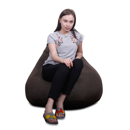 Organix - Jute Fabric Bean Bag With Fillers - Jumbo
