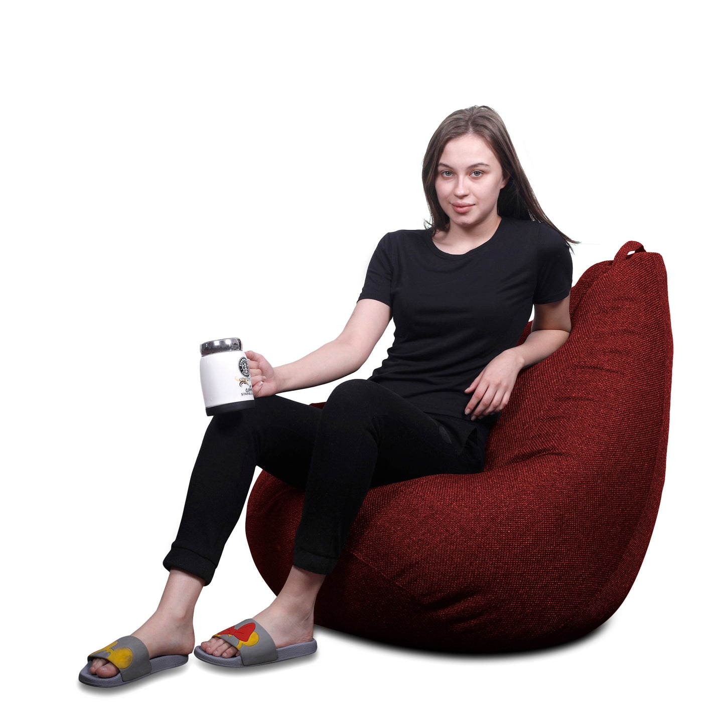 Organix - Jute Fabric Bean Bag With Fillers - Jumbo