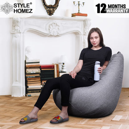 Organix - Jute Fabric Bean Bag With Fillers - Jumbo