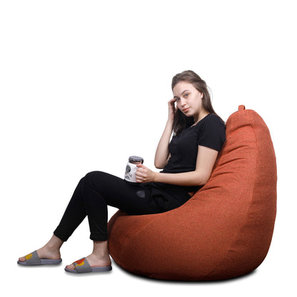 Organix - Jute Fabric Bean Bag With Fillers - Jumbo