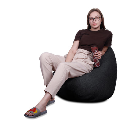 Organix - Collection Jute Fabric Bean Bag With Fillers - XL