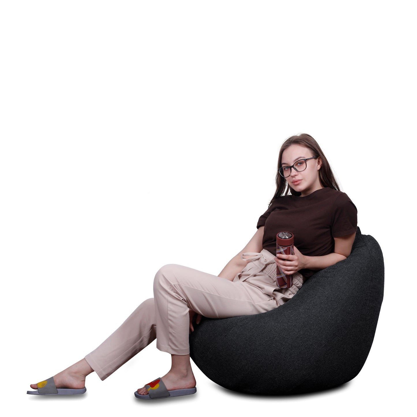 Organix - Collection Jute Fabric Bean Bag With Fillers - XL