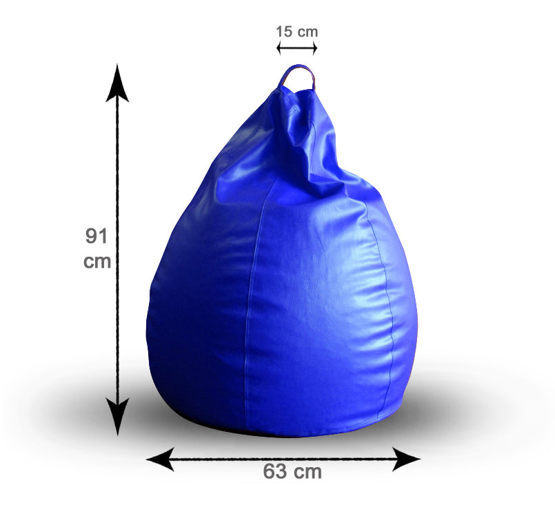Leatherette Bean Bag With Fillers - XL