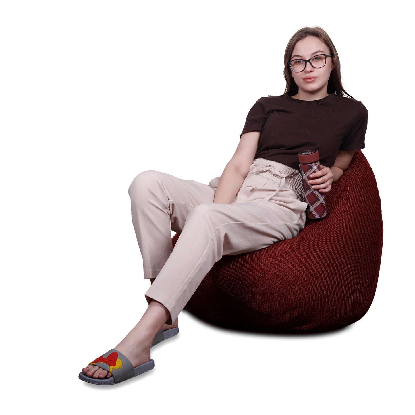 Organix - Collection Jute Fabric Bean Bag With Fillers - XL