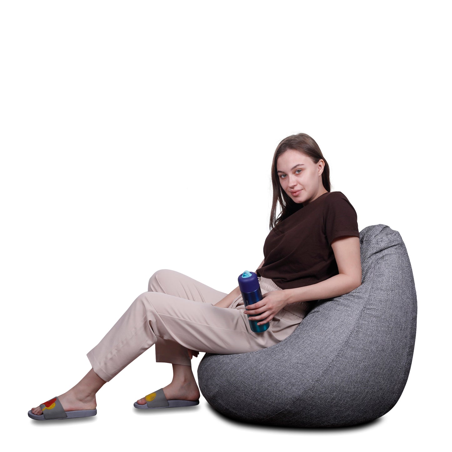 Organix - Collection Jute Fabric Bean Bag With Fillers - XL