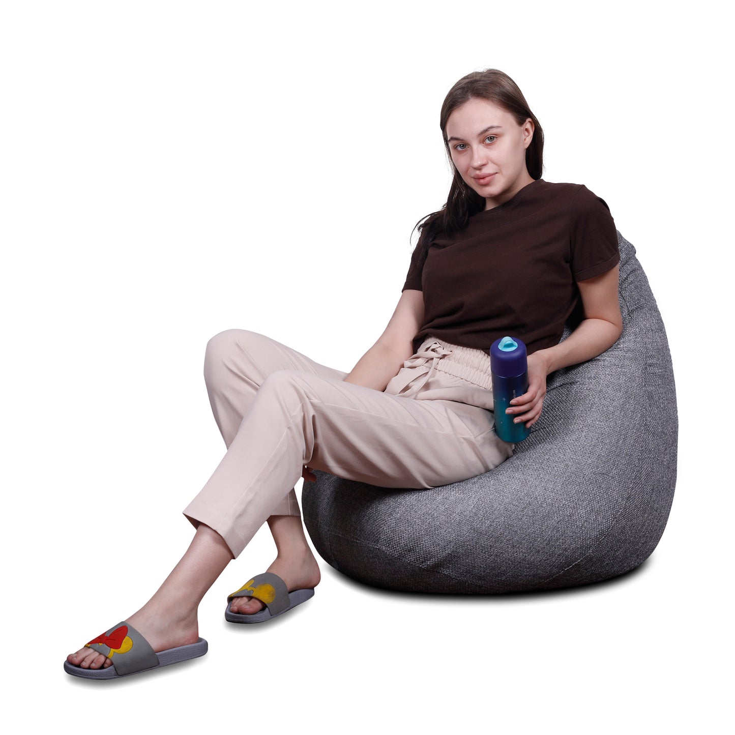 Organix - Collection Jute Fabric Bean Bag With Fillers - XL