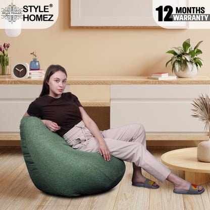 Organix - Collection Jute Fabric Bean Bag With Fillers - XL