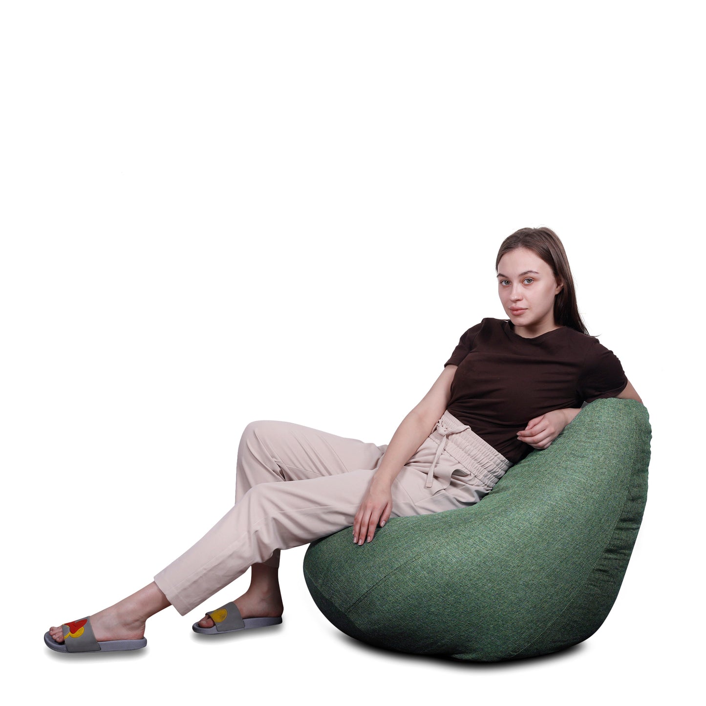 Organix - Collection Jute Fabric Bean Bag With Fillers - XL
