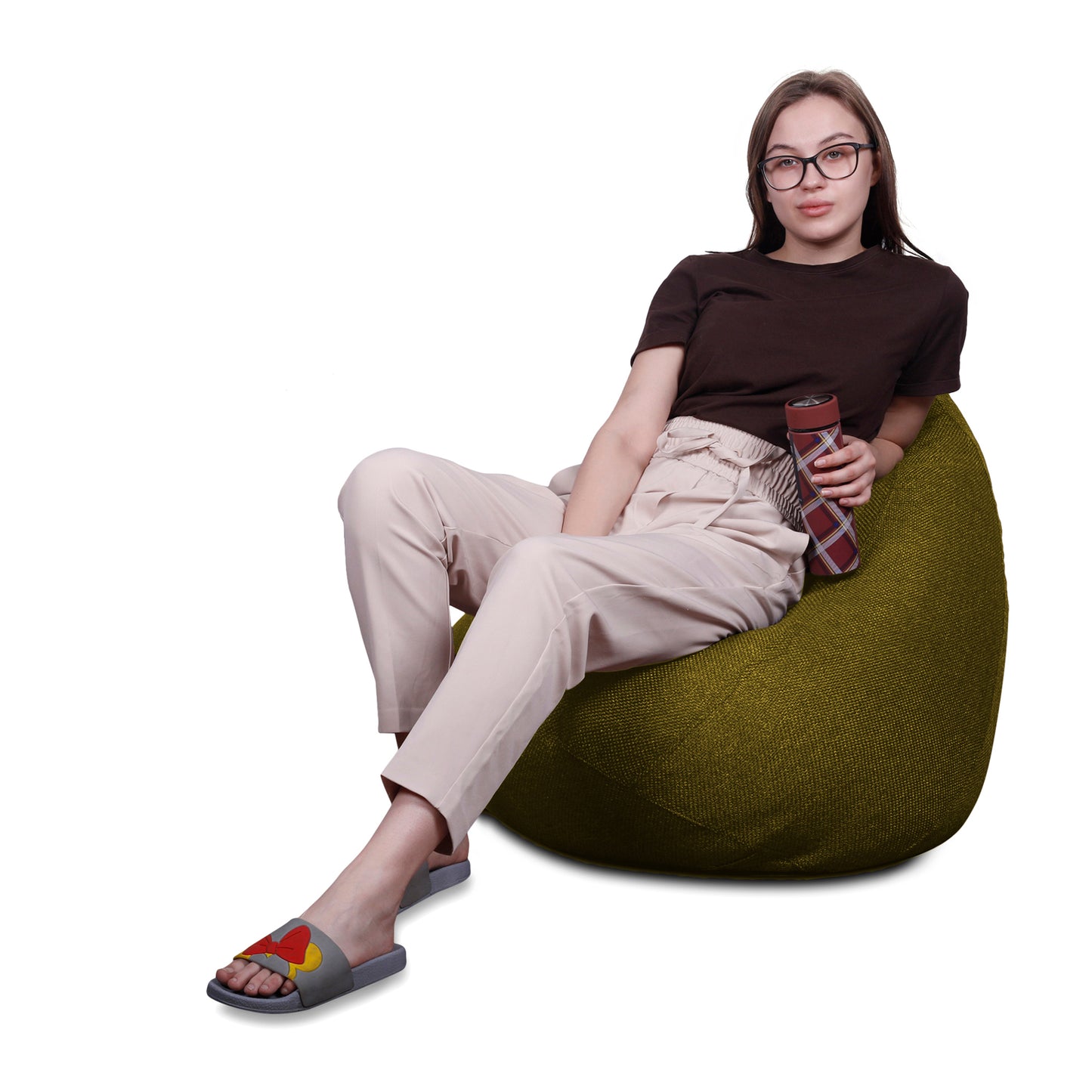 Organix - Collection Jute Fabric Bean Bag With Fillers - XL