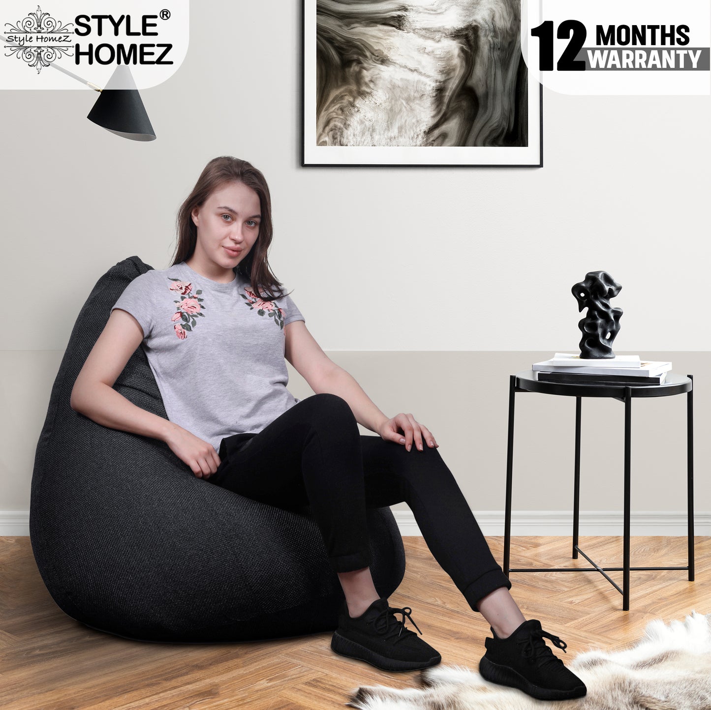 Organix - Jute Fabric Bean Bag With Fillers - XXL