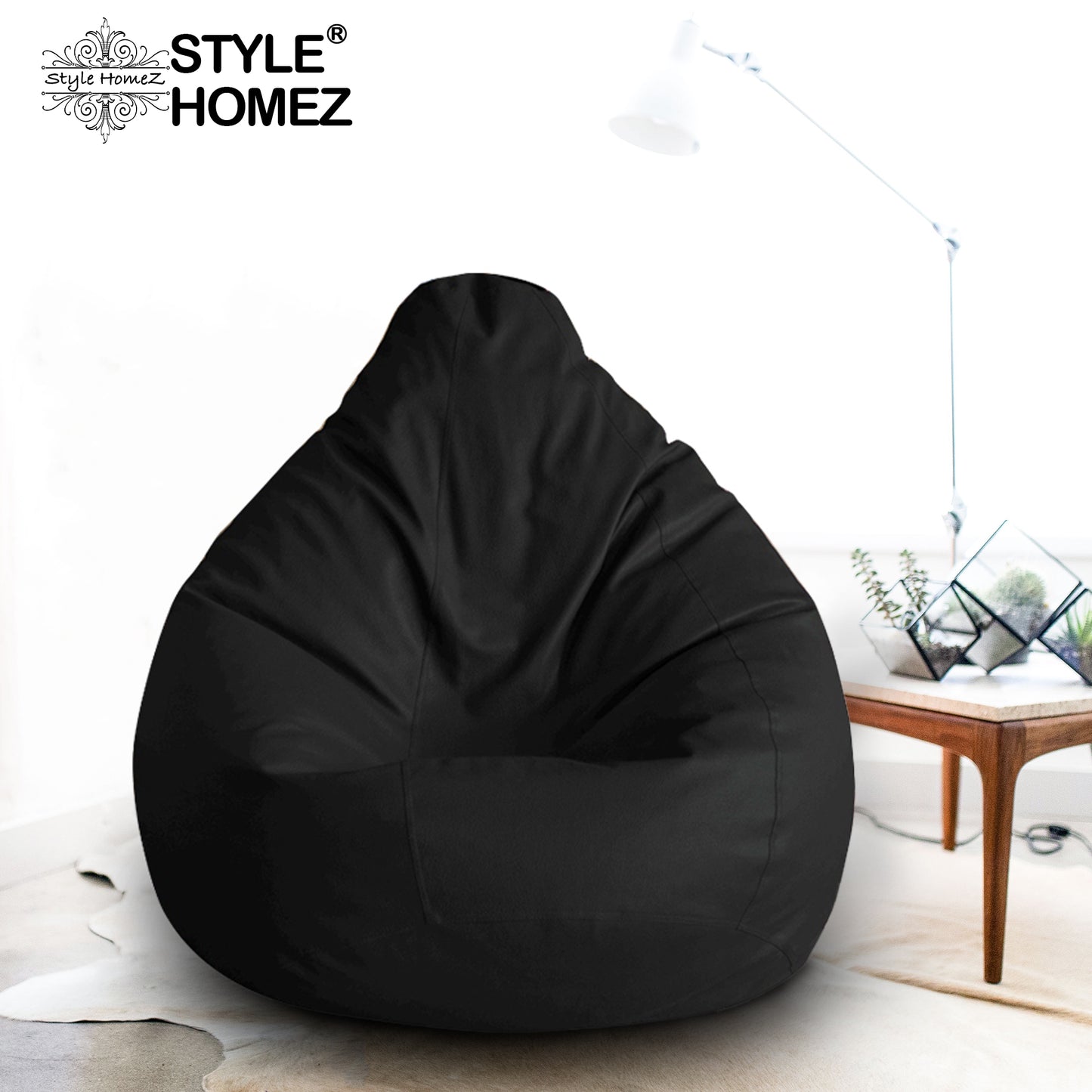 Leatherette - Bean Bag With Beans - XXL