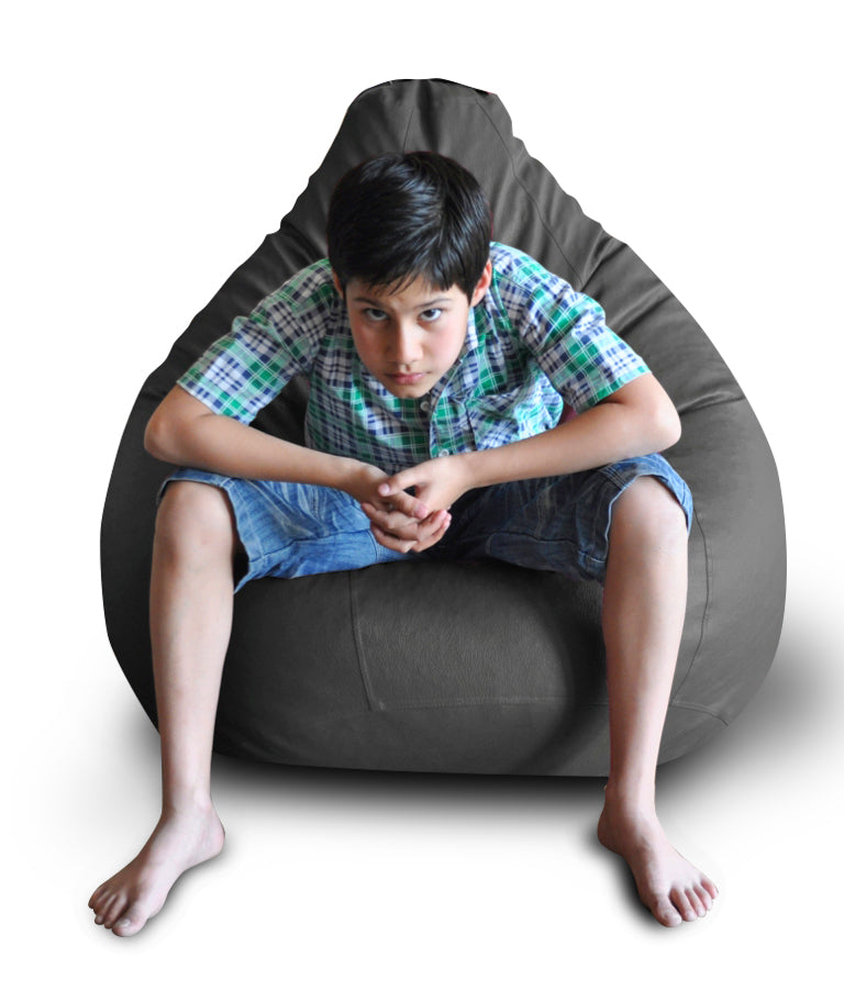 Leatherette - Bean Bag With Beans - XXL