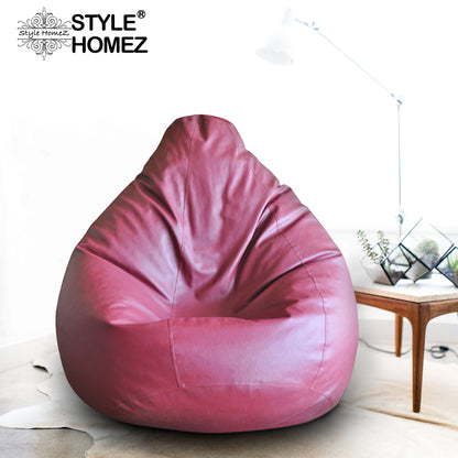 Leatherette - Bean Bag With Beans - XXL