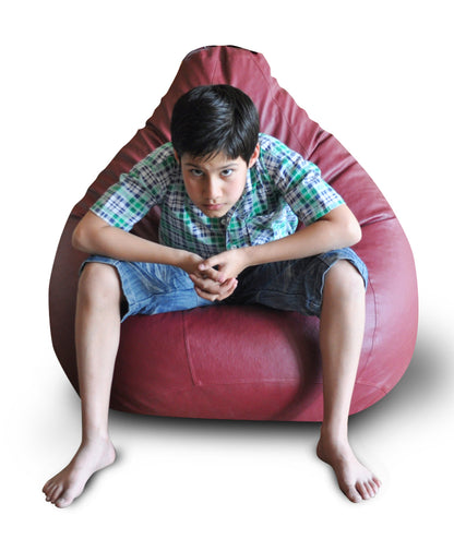 Leatherette - Bean Bag With Beans - XXL