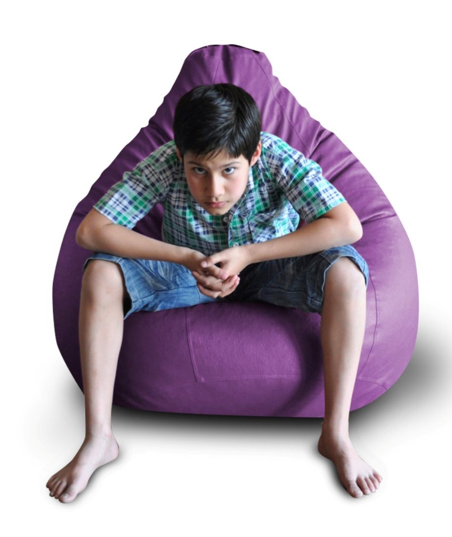 Leatherette - Bean Bag With Beans - XXL