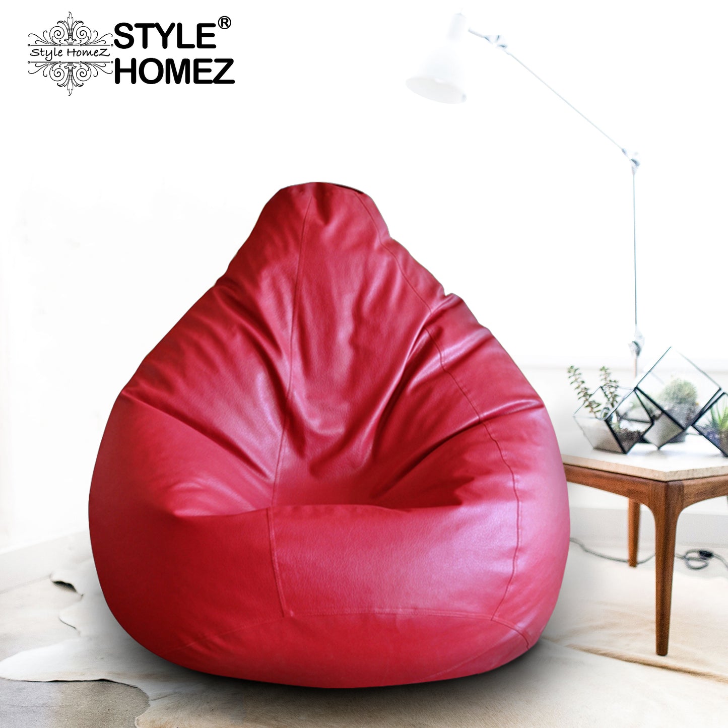 Leatherette - Bean Bag With Beans - XXL