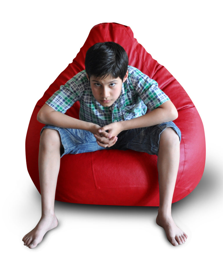 Leatherette - Bean Bag With Beans - XXL