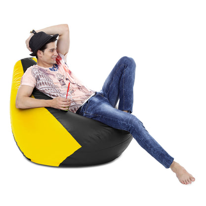 Classic - Leatherette Bean Bag With Fillers - XXXL