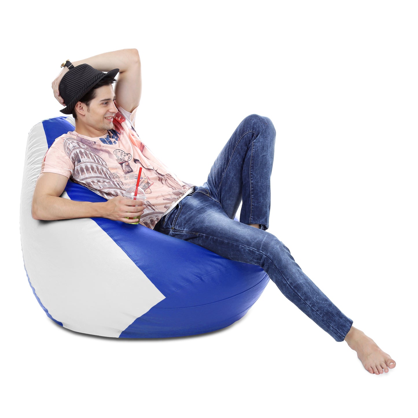 Classic - Leatherette Bean Bag With Fillers - XXXL