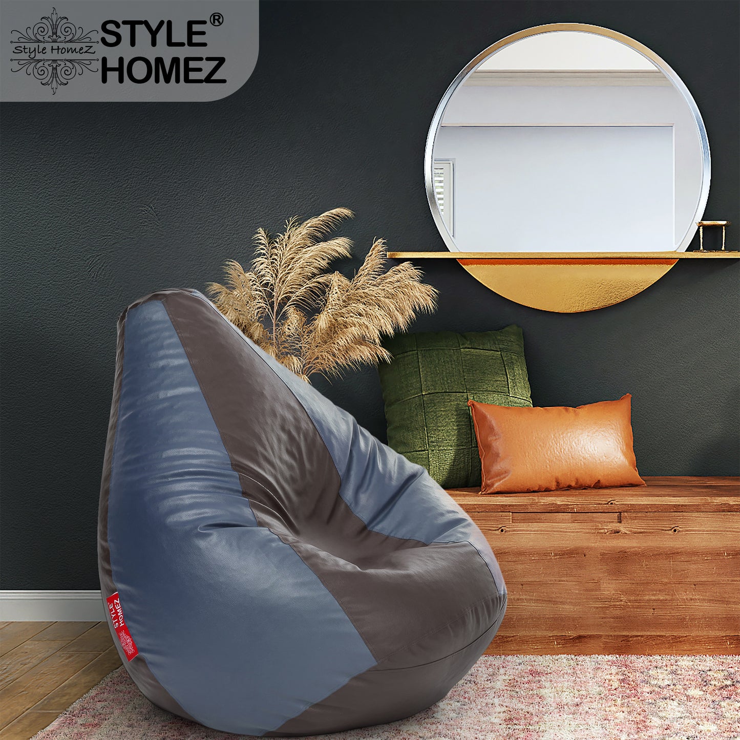 Classic - Leatherette Bean Bag With Fillers - XXXL