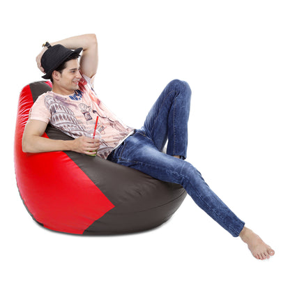 Classic - Leatherette Bean Bag With Fillers - XXXL