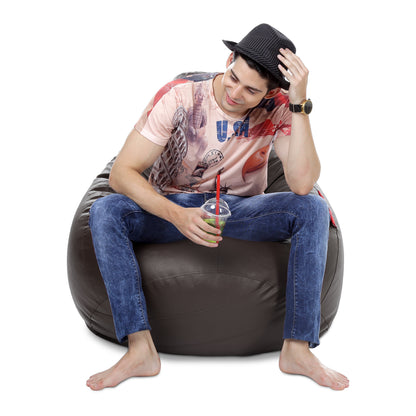 Classic - Leatherette Bean Bag With Fillers - XXXL