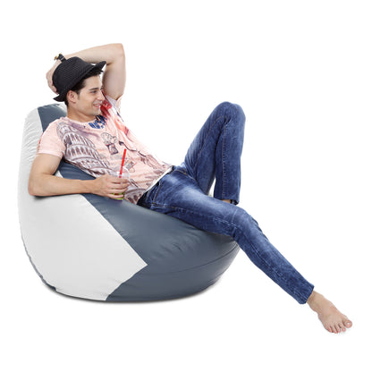 Classic - Leatherette Bean Bag With Fillers - XXXL